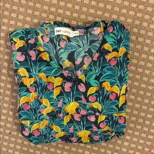 Diane Von Furstenberg x Onia Tropical Floral Kaftan